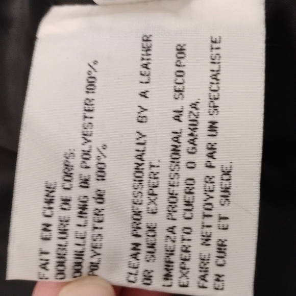 Excelled Classy Black Leather Jacket Sz.2XL - Picture 13 of 16